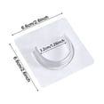 thumbnail image 3 of Self Adhesive Shower Rod Holder, U‑Shape Curtain Rod Bracket Hook No Drilling, Waterproof Wall Mount Tension Curtain Rod Bracket for Home Bathroom Clothes Curtain Hanging,Clear, 3 of 6
