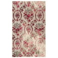 thumbnail image 5 of SAFAVIEH Monaco Cyan Floral Area Rug, Ivory/Pink, 6'7" x 9'2", 5 of 11