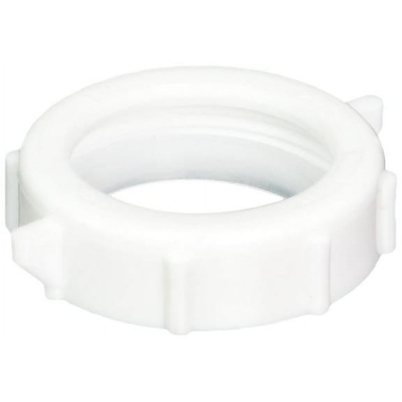 Keeney 955WK 1-1/2-Inch Slip Joint Nut and Washer, White