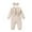 Beige, variant on Otqutp Baby Birthday Clothing Sets Toddler Girl Long Sleeved Knitted Headscarf Bow Jumpsuit Two Piece Climbing Suit for 0 To 15 Years Elastic Waist 2PCS Fall Winter Clothes