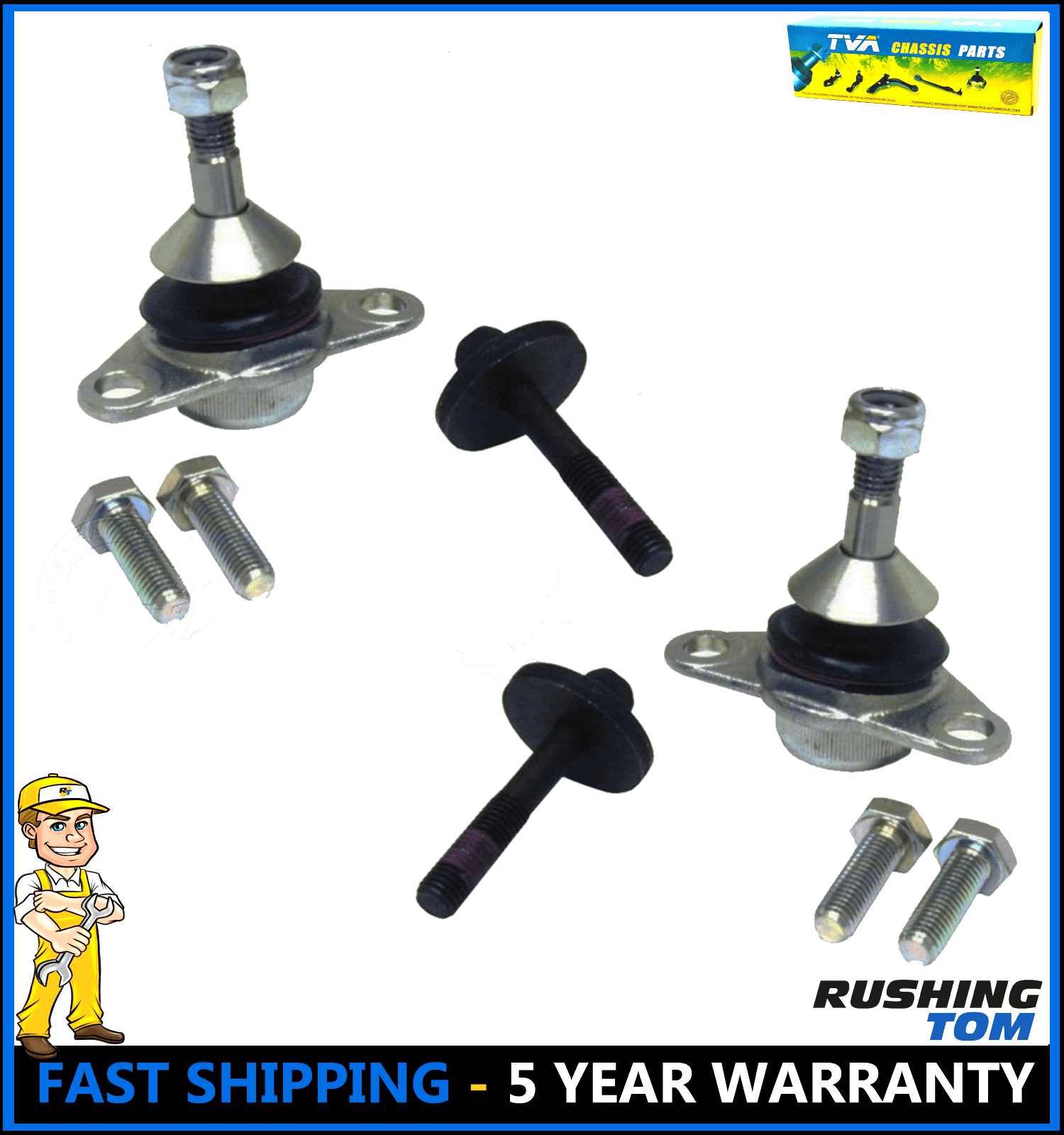 2 Front Lower Ball Joint Left & Right for Volvo S60 S80 V70 XC70