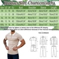 thumbnail image 3 of toraway Shirts for Men Long Sleeve Button up Male Spring and Summer Thick Jacquard Short Button Knit Print Top Shirt XXL, 3 of 4