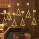 thumbnail image 5 of Decoración navideña con luz LED y gancho de ventosa, árbol de Navidad, copo de nieve, muñeco de nieve, funciona con pilas, para interiores, dormitorio, escaparate, luces navideñas, luces navideñas de, 5 of 6