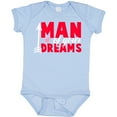 thumbnail image 3 of Inktastic Valentine's Day Man of Your Dreams with a Heart and Arrow Boys or Girls Baby Bodysuit, 3 of 5