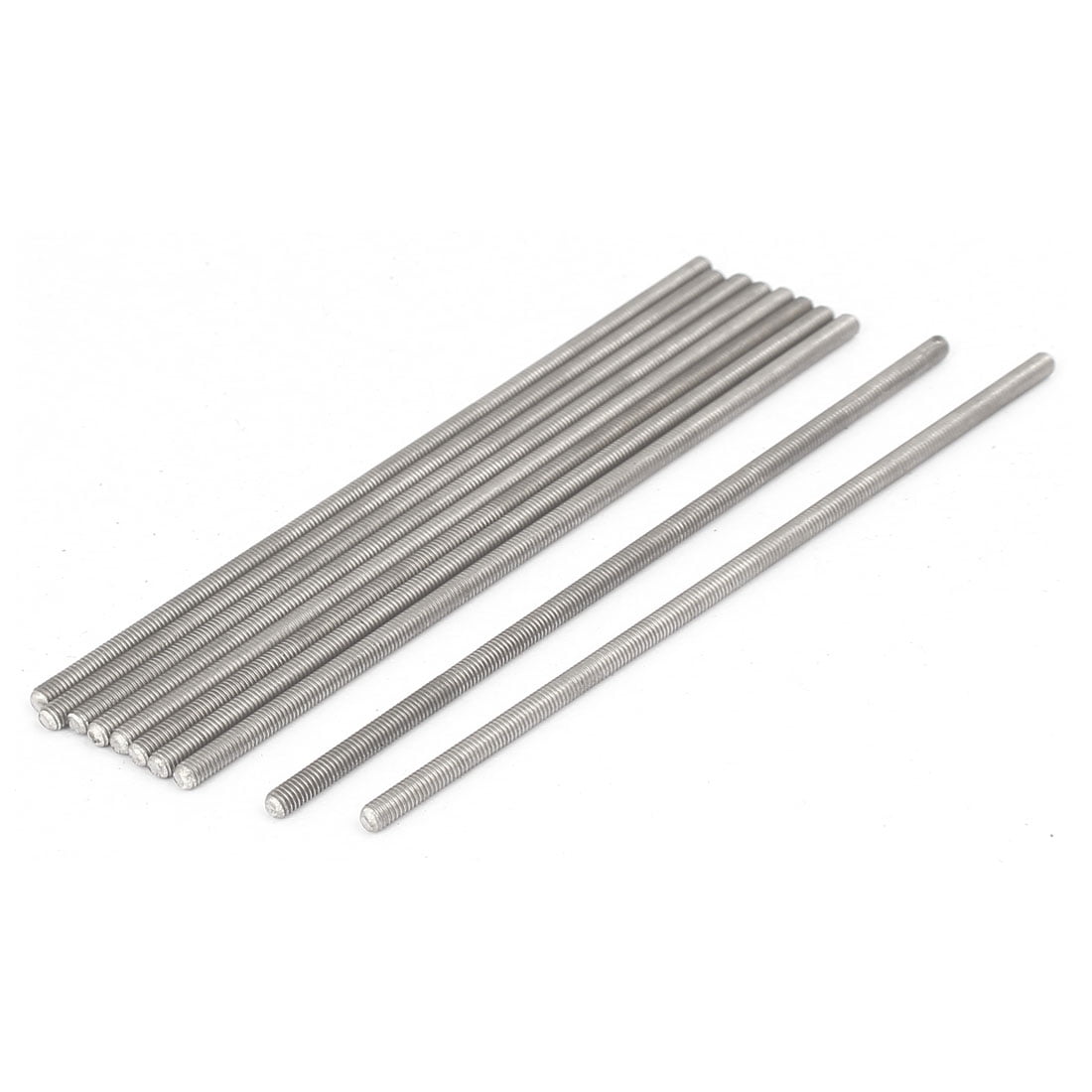 M3 x 100mm 0.5mm Pitch 304 Stainless Steel Fully Threaded Rods Hardware