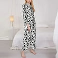 thumbnail image 3 of Goofa Cute Panda Printed Women’s 2 Piece Pajama Set Super,Pajamas Women's Long Sleeve Sleepwear Soft Button Down Loungewear Pjs Lounge Set Nightwear-Medium, 3 of 9