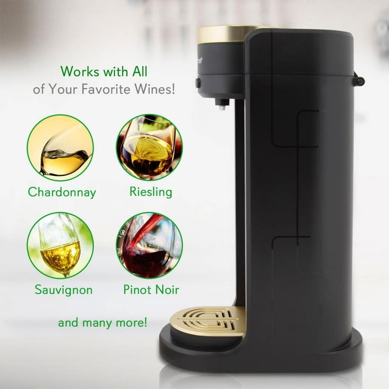 M&R, Electric Wine Dispenser - Liquor Dispenser - Beverage Dispenser USB  Rechargeable & Dual Mode : Manual + Automatic, portable And elegant design