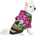 thumbnail image 2 of Fotbe Graffiti Lamp Urban Scene Sudadera con Estampado para Perros Pequeños – Suéter con Capucha para Mascotas, Tela Suave de Forro Polar con Bolsillo-Small, 2 of 7