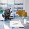 thumbnail image 2 of Sujetalibros Decorativo De Hierro Forjado Con Hojas De Ginkgo Y Dragón Para Estantería, Sala De Estar, Oficina, Armario, Decoración Del Hogar., 2 of 8