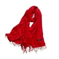 thumbnail image 1 of Sonducket Bufanda de mujer con borla Moda Bufandas de invierno Hecho a mano Cachemira de imitación Chal Wraps Inicio Año Nuevo Decoraciones Type2 NO2, 1 of 6