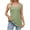Green, variant on Timegard Womens Tank Top Ribbed V Neck Sleeveless Solid Color Comfy Fitting Casual Tee Shirts