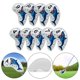 thumbnail image 4 of Juego de 9 piezas de cubiertas de cabeza de hierro de golf para cuñas de palos de golf Protector de cuero de PU con blanco Zulema cubiertas de cabeza de hierro de golf, 4 of 8