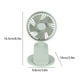 thumbnail image 2 of Pequeño ventilador, de clip, de escritorio, recargable USB, de clip, con luz, Verde, 2 of 6