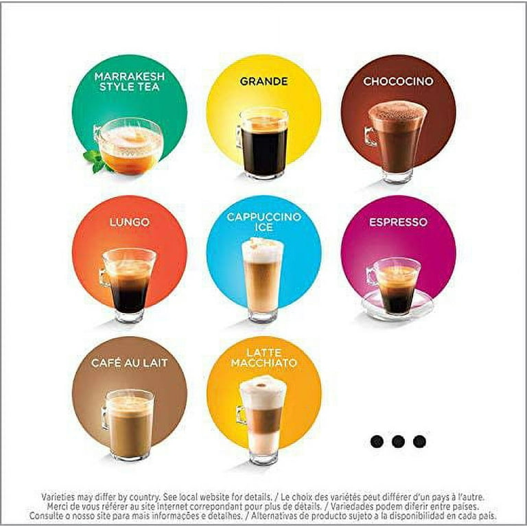 Nescafé Dolce Gusto Latte Macchiato Cápsulas de café y leche, cortado, 8  dosis, 194,4 g - Café Kalamazoo