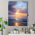 thumbnail image 4 of UXIEQU Sunset Seascape Canvas Wall Art 15.75x11.81 Inches, 4 of 8