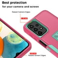 thumbnail image 4 of NIFFPD Samsung A23 5G Case, Galaxy A23 5G Case, Heavy Duty Shockproof Phone Case with Kickstand Support Car Mount for Samsung Galaxy A23 5G Rose Red&Green, 4 of 7