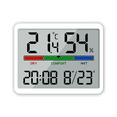 8280 Slim Simple Digital Clock Can Be Wall Mounted Lcd MultiFunction