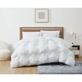 thumbnail image 3 of Truly Soft Cloud Puffer Boxed Pleat 100% Microfiber Polyester White 3-Piece Full/Queen Comforter Set, Solid Casual themed, Adult Bedding, OEKO-TEX Certified, 3 of 12