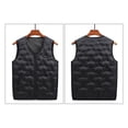thumbnail image 4 of Algodón Con Cuello En V Para Hombre, Chaleco De Plumón Con Control De Temperatura De Tres Velocidades, 10 Zonas De Calefacción, Ropa De Algodón Con Calefacción matsuzay HA047109-01, 4 of 6