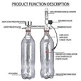 thumbnail image 2 of Aquarium Diy Co2 Generatorwithsolenoid Valve Bubble Counter Reaction System Kit pour Aquati, 2 of 5