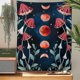 thumbnail image 2 of Psychedelic Moon Fase Tapiz Colgante de Pared Micología Seta Cielo estrellado Fase Luna Tapices florales Decoración Bohemia kaili Sencillez, 2 of 2