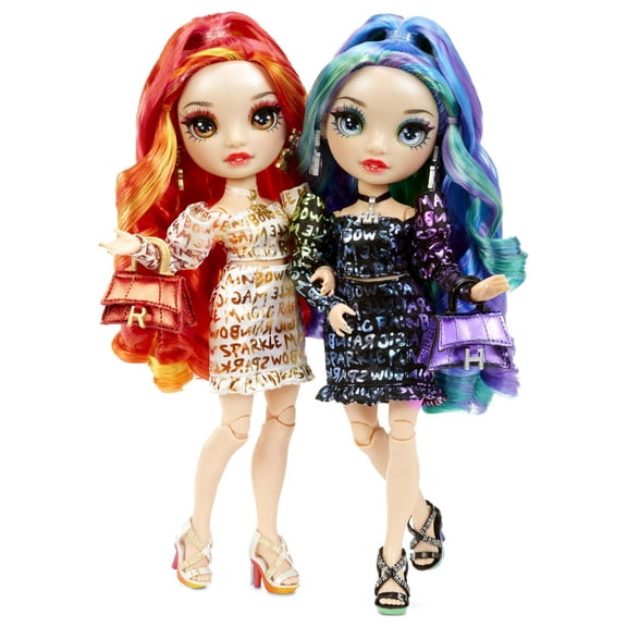 Rainbow High, Special Edition Twin (2-Pack) Fashion Dolls, Laurel & Holly De'Vious