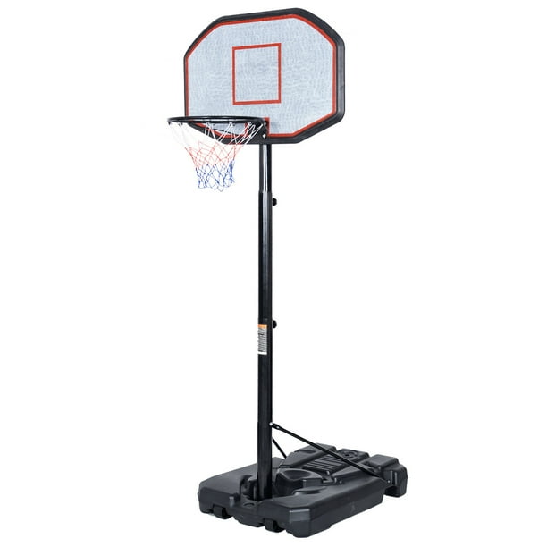 Système de Panier de Basket-Ball Portable de 10' de Hauteur Réglable