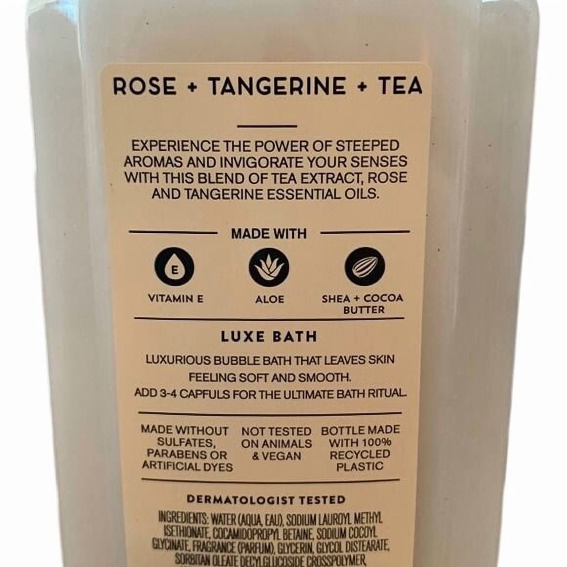 Bath and Body Works Steeped Invigoration Rose + Tangerine + Tea Luxe Bath (15 FL OZ / 445 mL)