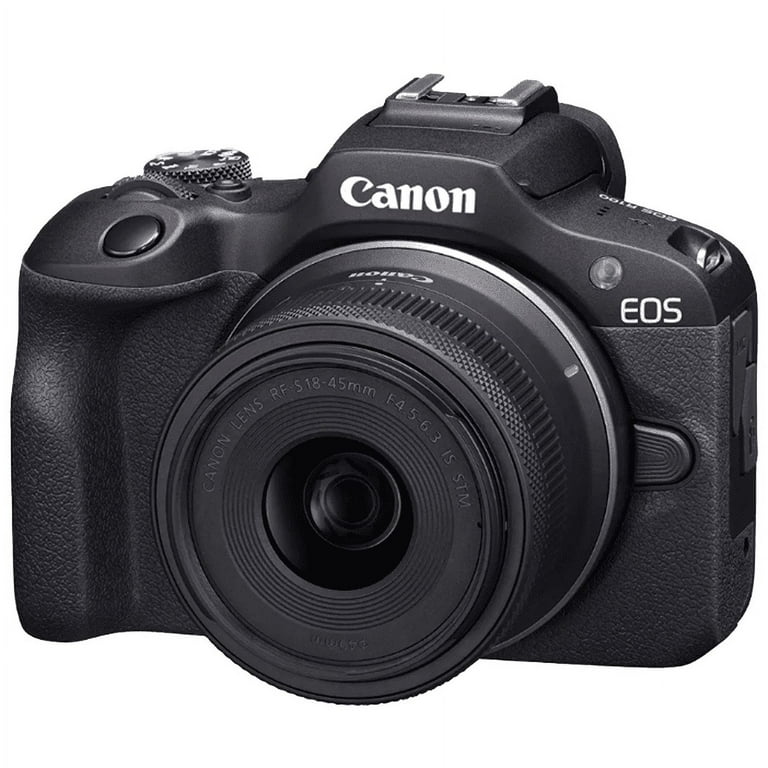 Combo Canon 18-45mm & 55-210mm ズームレンズ Shop Canon EOS R100 RF-S18-45mm F4.5-6.3 IS STM & RF-S55-210mm F5- レンズ(ズーム)