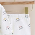 thumbnail image 6 of CAUYDY Baby Girls Pjs Infant Sleepers Long Sleeved Shirt Elastic Waist Pants 2Pcs Set Newborn Pajamas Preemie Clothes for Girl Fall Winter 0M 3M 6M 9M 12M Sizes 0-3 Months,White, 6 of 7