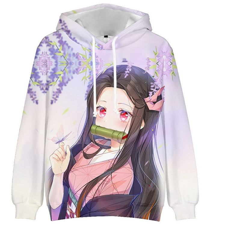 Demon Slayer Novelty Hooded for Men Women Boys Girls Pullover