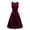 Red, variant on TAGOLD Womens Evening Dress,Summer Dress for Womens,Women's V-neck Sleeveless Style Retro Gold Velvet Solid Color Dress Formal Dress