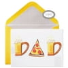 Papersong Father's Day Card (Beer and Pizza)