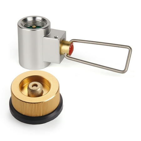 Refill Gas Lighter - Canister Refill Shifter Flat Gas Tank Gas Shifter Adapter Extra Canister Valve Adapter Camp Gas Convert