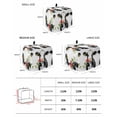 thumbnail image 3 of Fsddascl Black White Cow Toaster Cover 2 Slice, Small Kitchen Appliance Covers, Spring Farmhouse Animals Printed Red Floral Toaster Oven Cover with Loop, Bread Machine Cover Polyester Dust Cover, 3 of 5