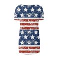 thumbnail image 5 of OAVQHLG3B 4th of July Outfits for Women American Flag T Shirt V Neck Patriotic Shirts Printing Short Sleeve Tops, 5 of 6