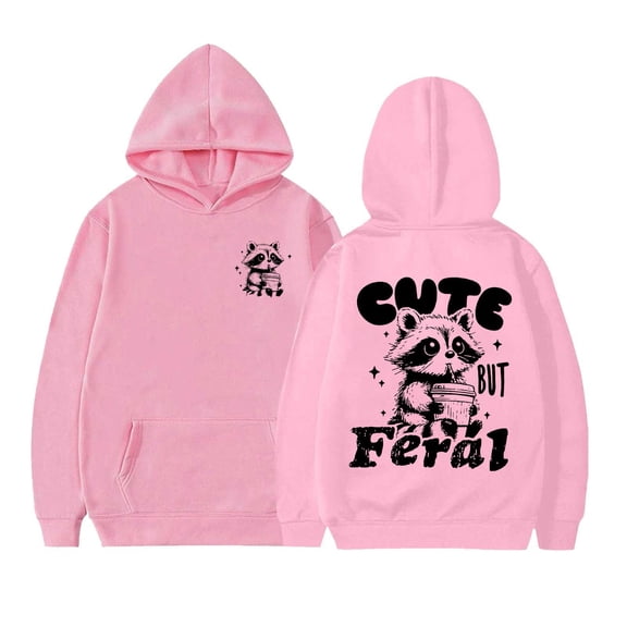 Hiijoy Girl's Hoodie Graphic Long Sleeve Cozy Soft Sweatshirt Kids Cute Pullover Top, Pink