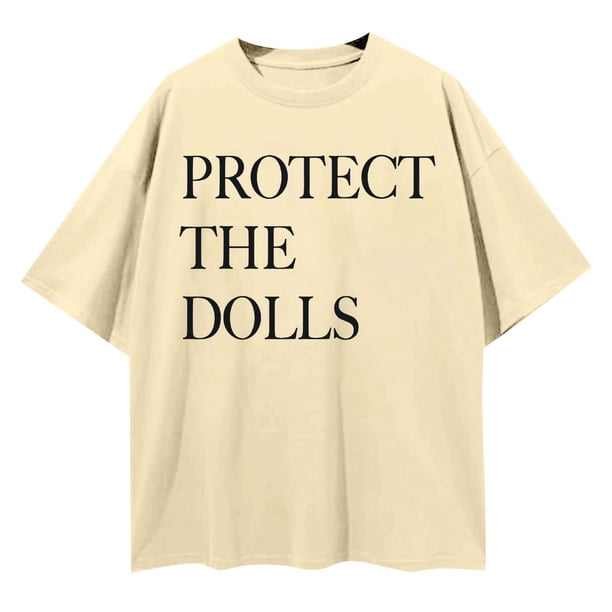 Camiseta estampada de manga corta para mujer, corte holgado, cuello redondo, informal, primavera-verano, tallas S-XXL