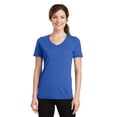 thumbnail image 1 of Port & Company ®  Ladies Performance Blend V-Neck Tee. Lpc381v Xs True Royal, 1 of 1