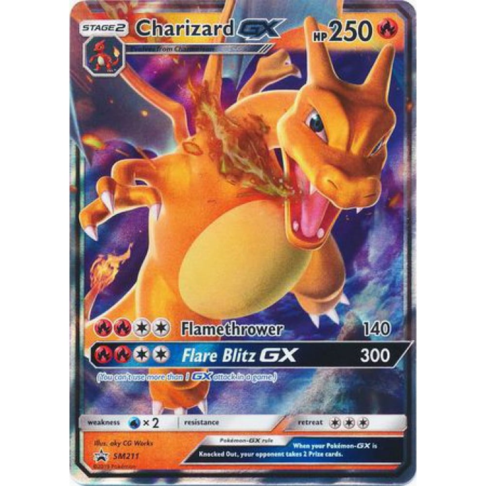 Pokemon Promo Charizard GX SM211 - Walmart.com - Walmart.com