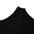 thumbnail image 7 of Endives Women's Cotton Tank Top Fitness Round Neck Wrapped Camisole Top Vest Basic Layer Tank Top Sport Wear Black, 7 of 7