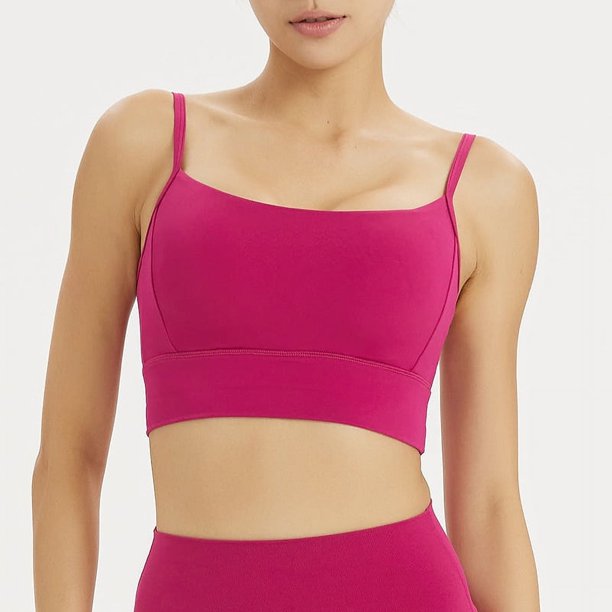 Ropa interior deportiva de otoño, ropa de yoga para mujer, ropa de belleza para la espalda, tirantes finos, chaleco deportivo de una pieza sin costuras, sujetador de fitness