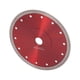 thumbnail image 5 of Hoja de sierra súper fina, hoja de sierra de porcelana incisiva de acero de aleación de manganeso 65 de diamante rojo para granito de 7,1 pulgadas VoborMX herramienta, 5 of 8