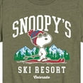 thumbnail image 3 of Peanuts - Snoopy's Ski Resort - Toddler And Youth Short Sleeve Graphic T-Shirt, 3 of 6