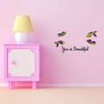 thumbnail image 1 of Fish Wall Decal You're Beautiful Colorful Underwater World Fish Wall Decals Adorable Quote Bedroom Decoration - Size: 40 In X 20 In, 1 of 5