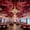 Burgundy Ceiling Drapes + Lights String, variant on Ivory Ceiling Drapes with Lights String for Weddings, 6 Panels 5ftx10ft Sheer Tulle Backdrop Photo Background Drapes for Wedding Ceremony Birthday Party Arch Decoration