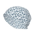 thumbnail image 2 of KLL Nautical Theme Anchors Winter Fall Beanie Knit Hats for Men & Women - Warm & Soft Stylish Toboggan Caps for Cold Weather, 2 of 6
