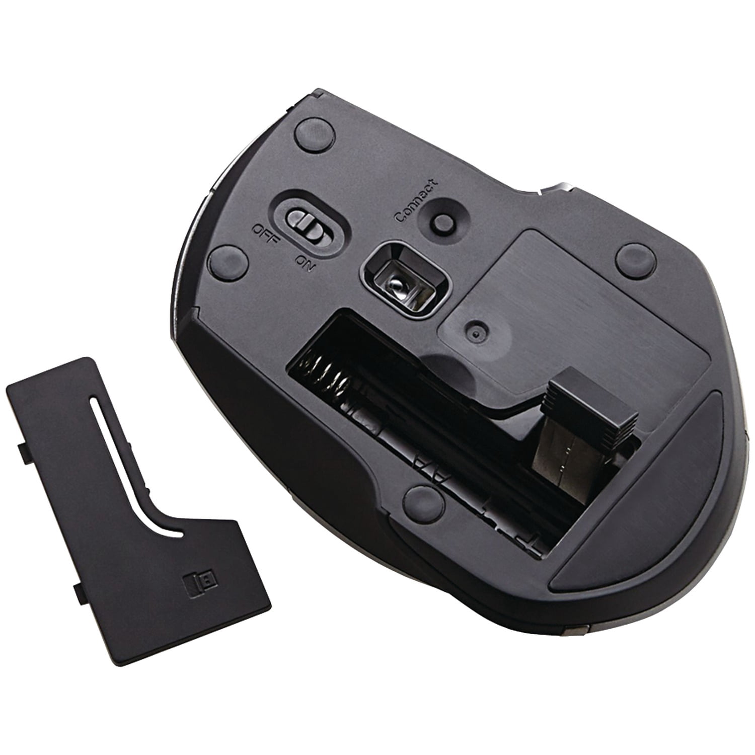 Verbatim 98621 Wireless Notebook 6-Button Deluxe Blue LED Mouse (Graphite) & Fiji AA 40 PK