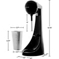 thumbnail image 3 of OVENTE Máquina Clásica para Hacer Batidos de 2 Velocidades con Taza Mezcladora de Acero Inoxidable de 15.2 Oz, Licuadora Mezcladora de Bebidas Compacta y Fácil de Limpiar para Leche Malteada, Helado S, 3 of 5