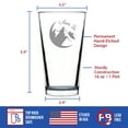 thumbnail image 4 of Bevvee Pint Glass 16 oz Apres Ski Gifts for Skiing Enthusiasts Beer Glasses, 4 of 4